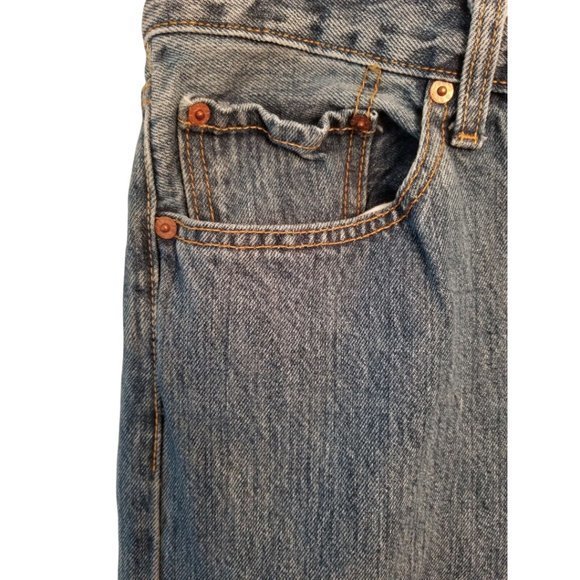 LEVI'S 501 Straight light Blue Men’s Jeans Size‎ 33/34 - Picture 3 of 6